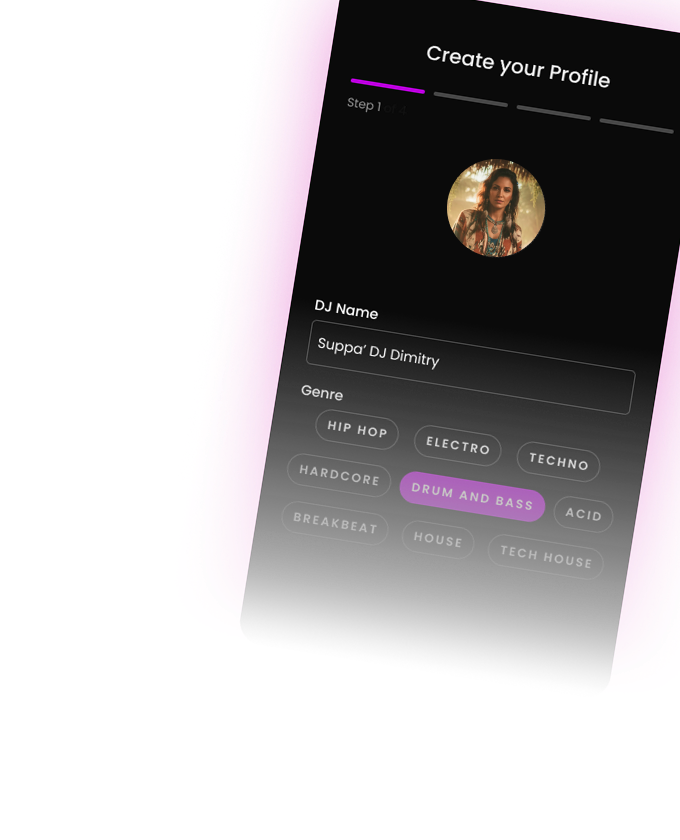 Create DJ Profile Banner